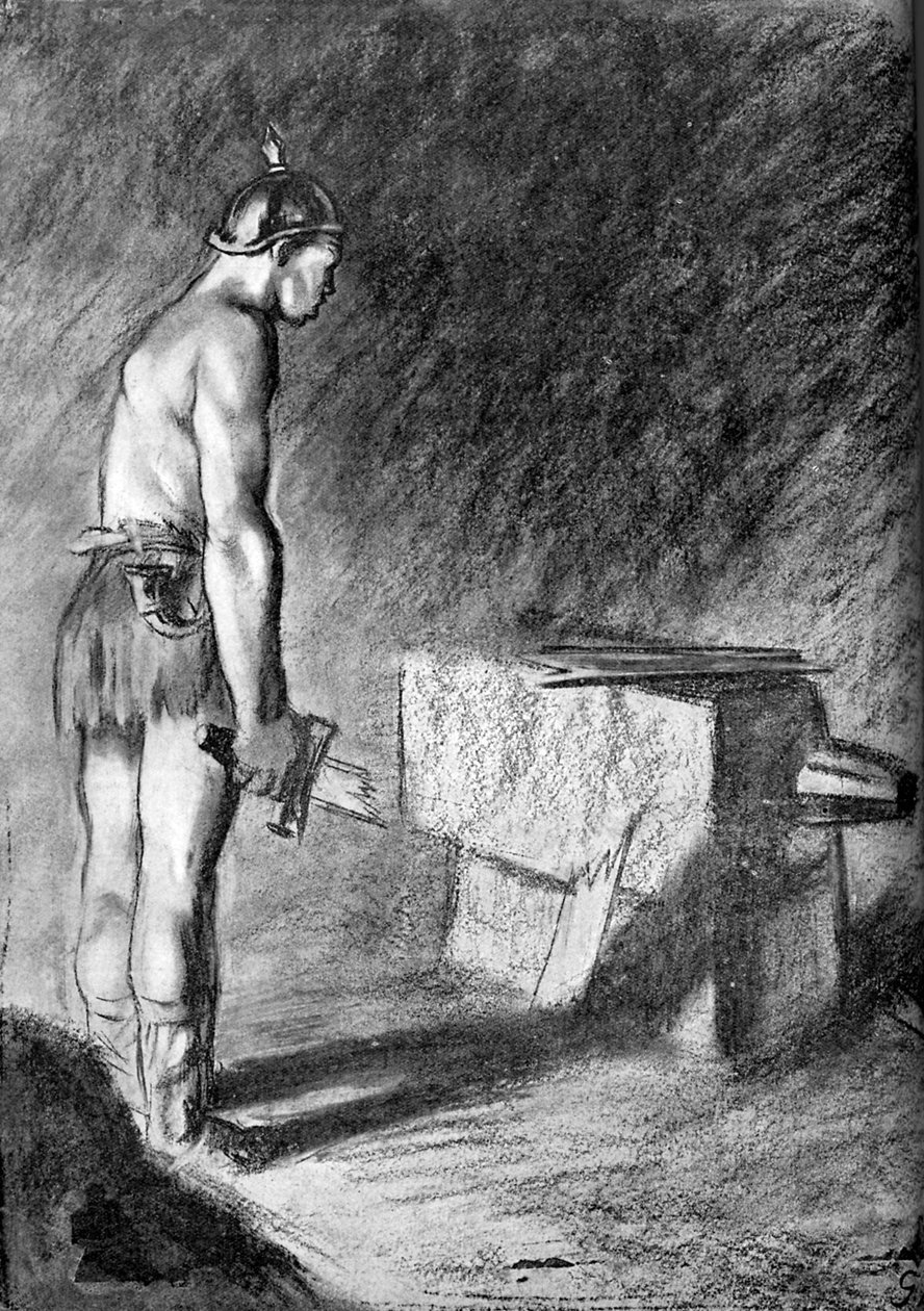 Fraqueza militar prussiana - caricatura da I Guerra Mundial de Unbekannter Künstler