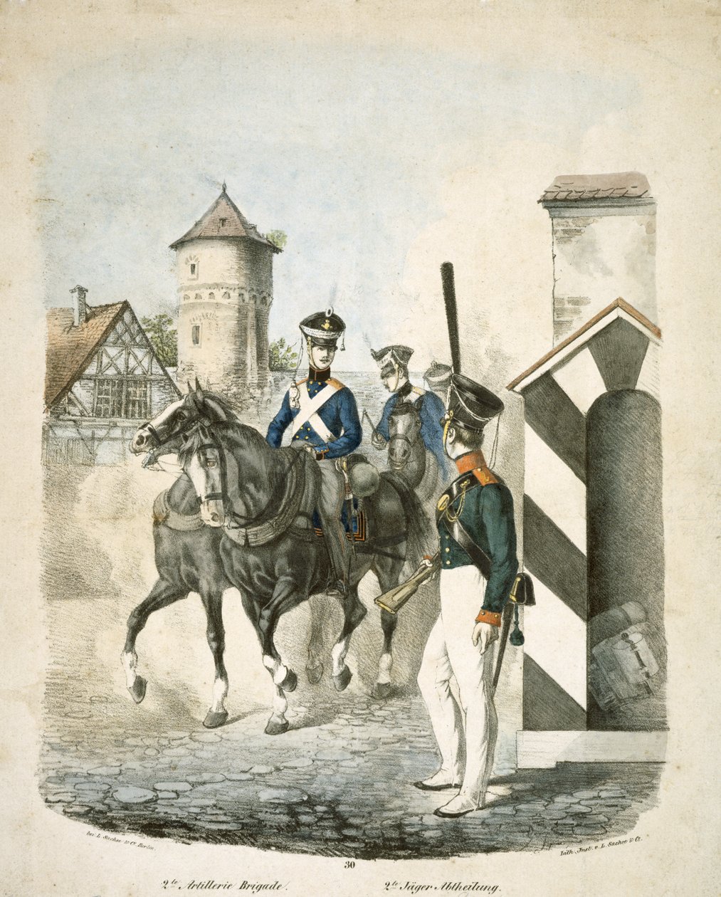 Soldados prussianos de Unbekannter Künstler
