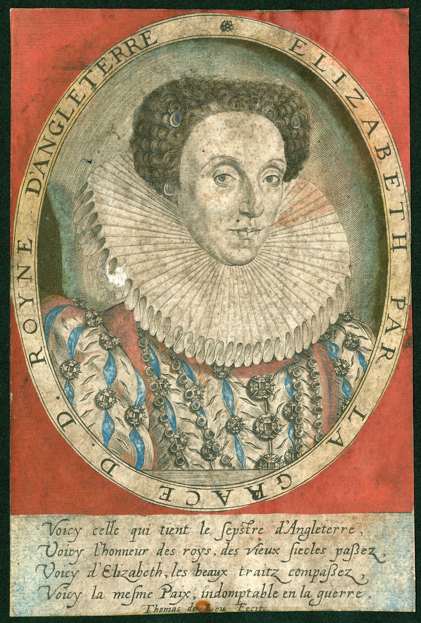 Rainha Elizabeth I de Unbekannter Künstler