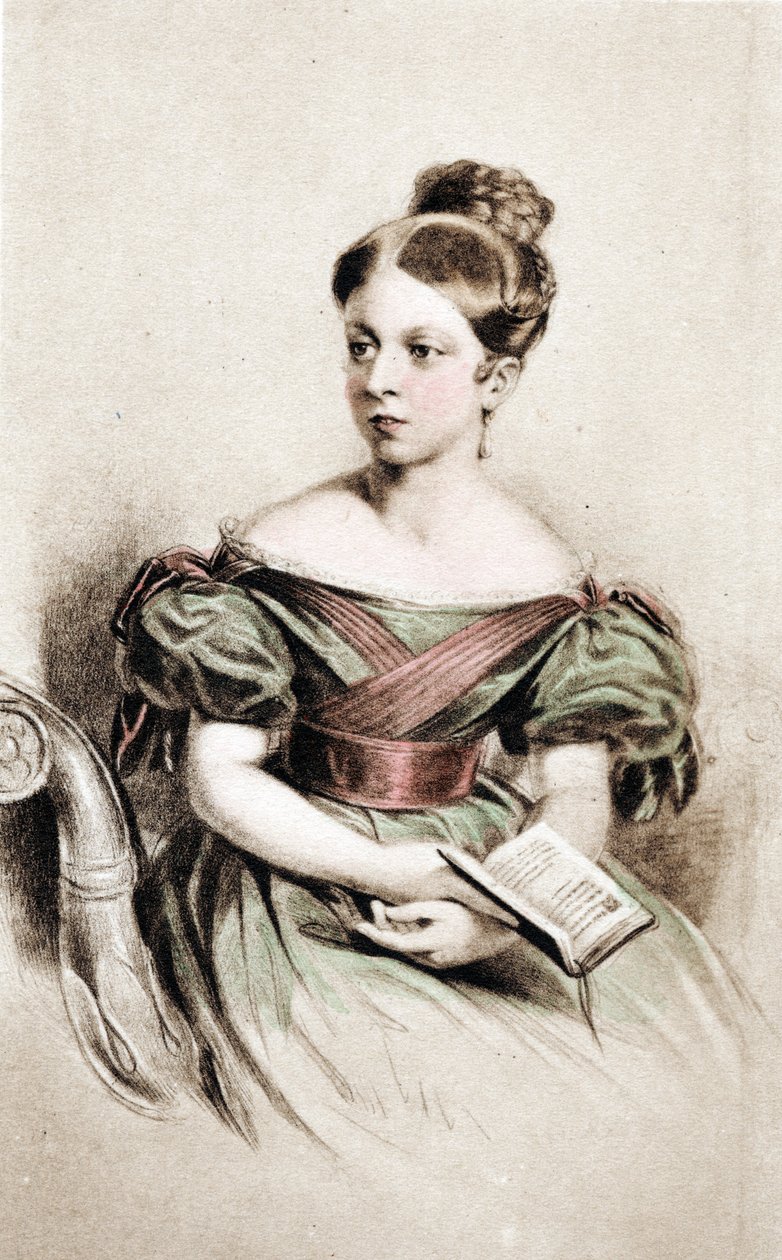 Rainha Vitória de Inglaterra (impressão) de Unbekannter Künstler