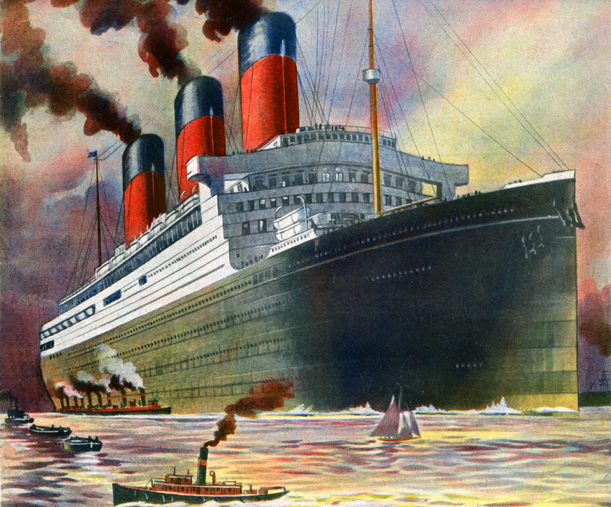 RMS Majestic de Unbekannter Künstler