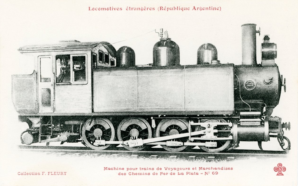 Carruagem ferroviária da Argentina de Unbekannter Künstler