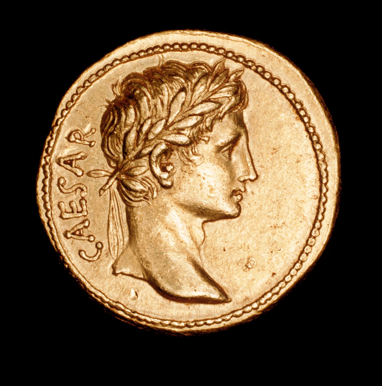 Moeda romana antiga rara, aureus, César Augusto c 27 a.C. (foto) de Unbekannter Künstler