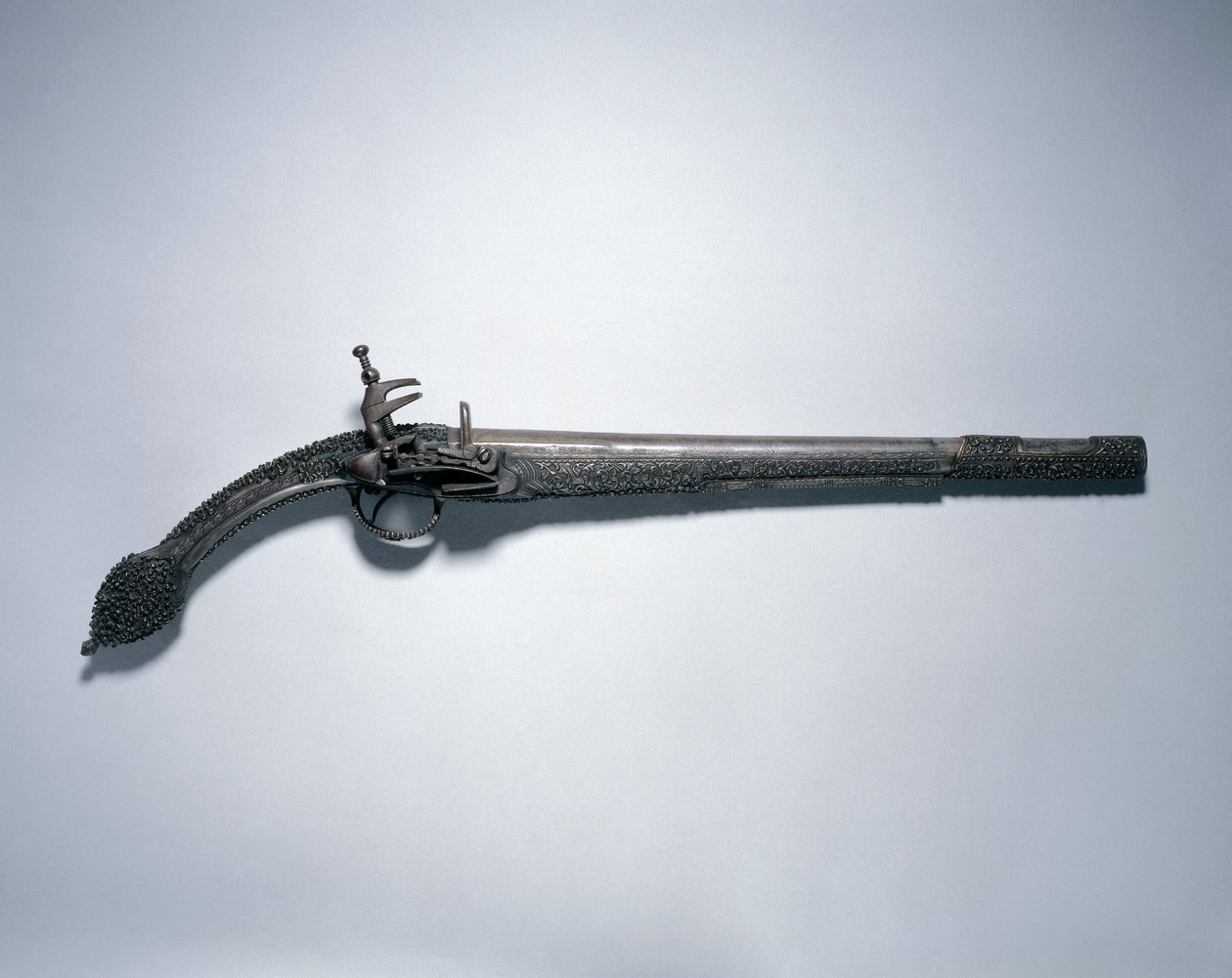Pistola Miquelet-Lock de cauda de rato, Balcãs, entre o final do século XVIII e o início do século XIX de Unbekannt