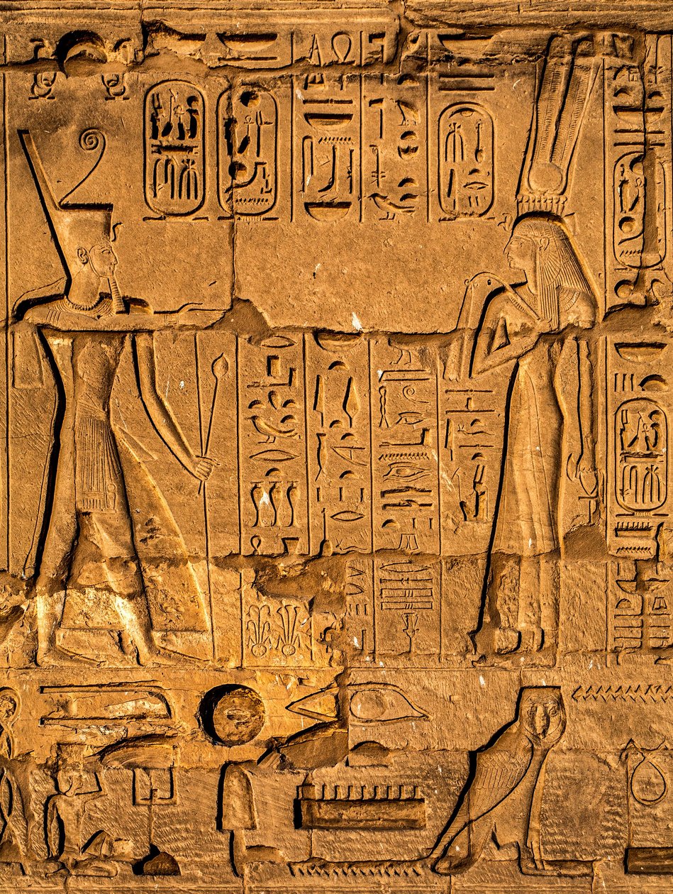 Alívio, Templo de Karnak, Luxor, Tebas, Egipto, África (foto) de Unbekannter Künstler
