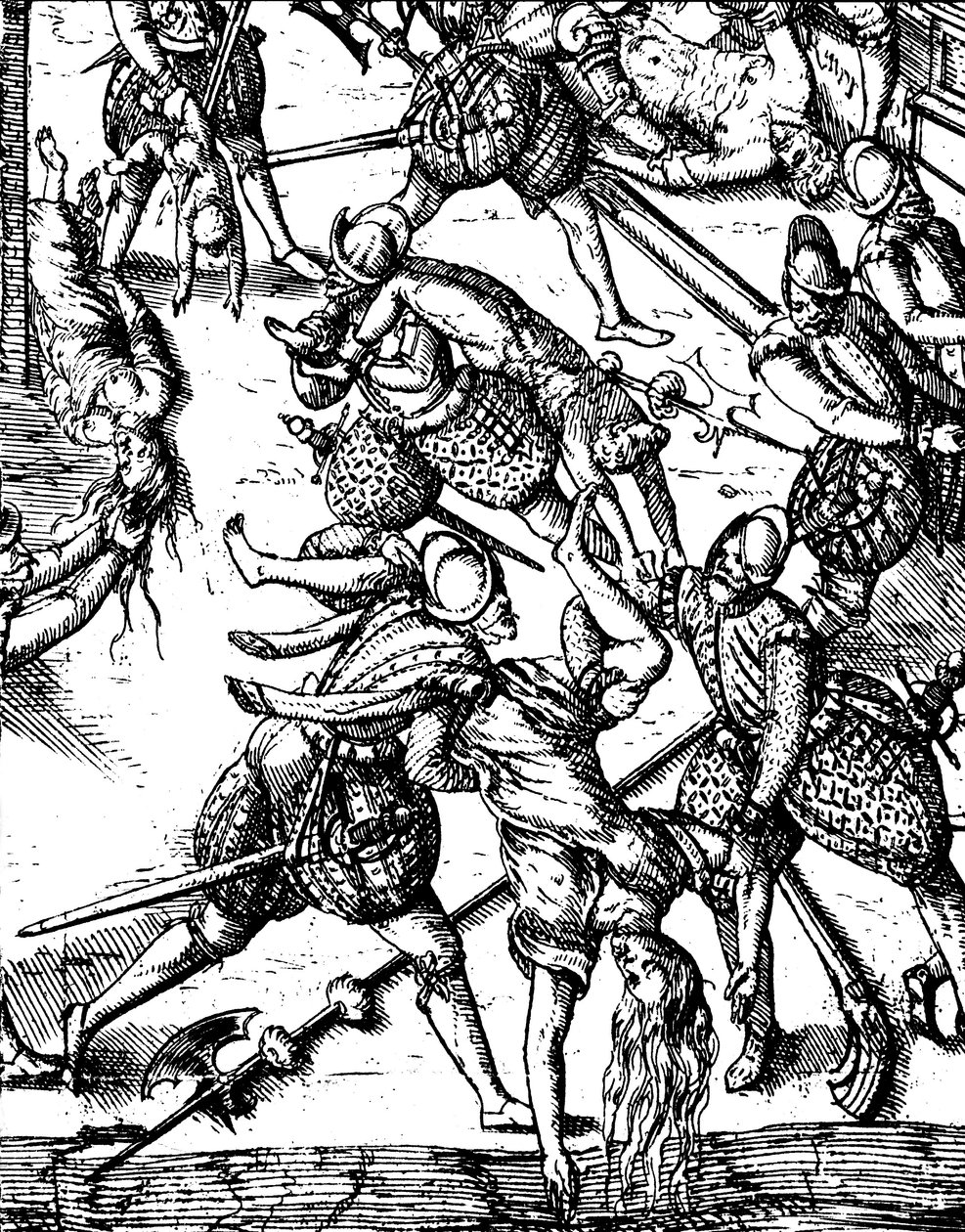 Guerras religiosas. Massacre de São Bartolomeu (Saint-Barthelemy, Saint Barthelemy), 24 de agosto de Unbekannt