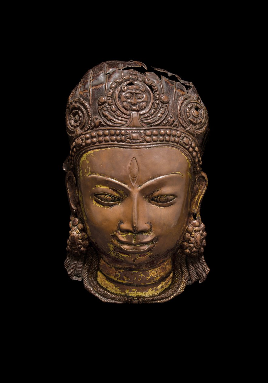 Máscara repousse de Shiva, século XI de Unbekannt