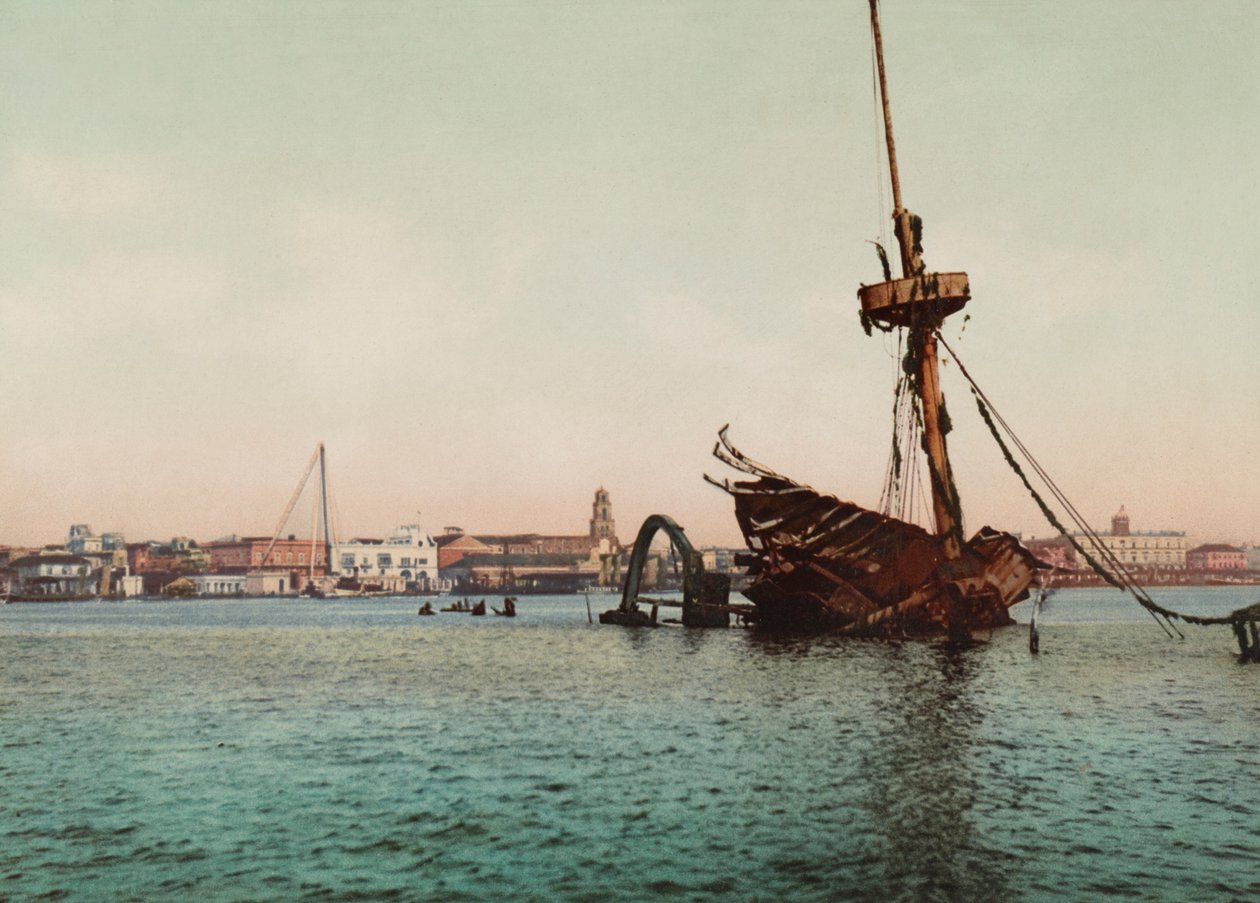 Restos del USS Maine, Havana (foto) de Unbekannt