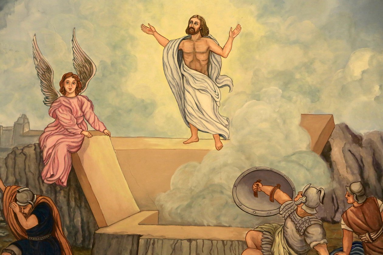 Ressurreição de Cristo, Eglise Saint-André, Domancy (foto) de Unbekannter Künstler