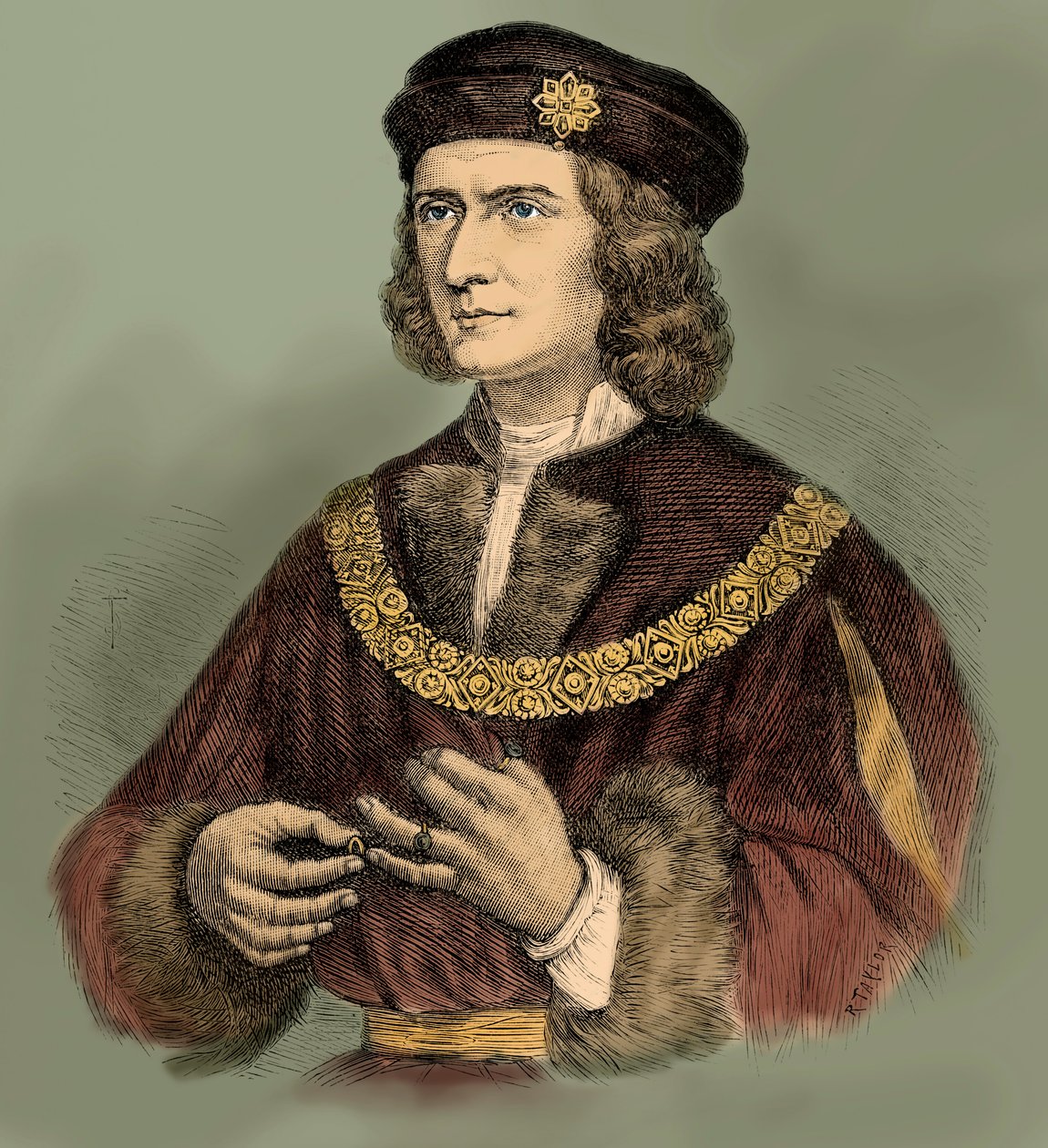 Ricardo III Rei de Inglaterra (gravura) de Unbekannter Künstler