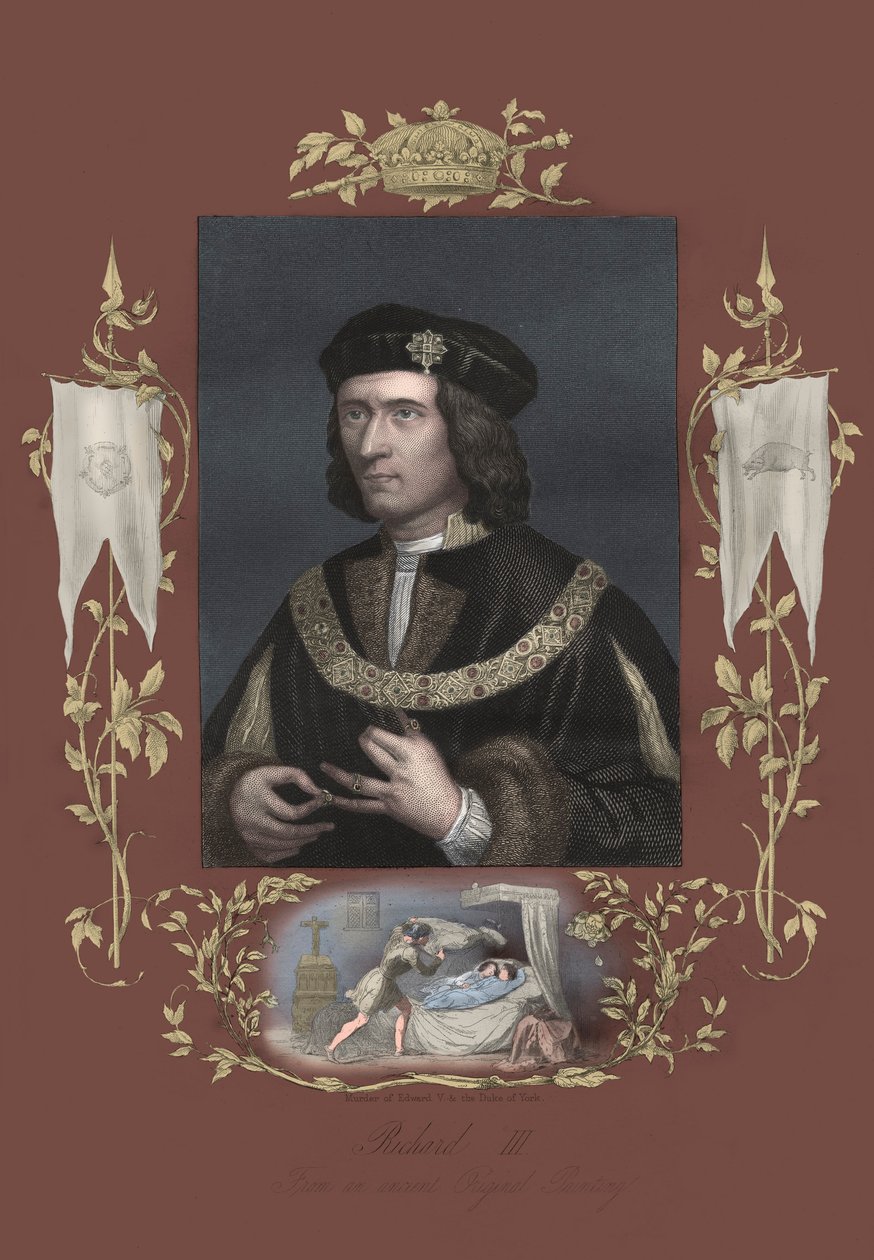 Ricardo III Rei de Inglaterra (imprimir) de Unbekannter Künstler