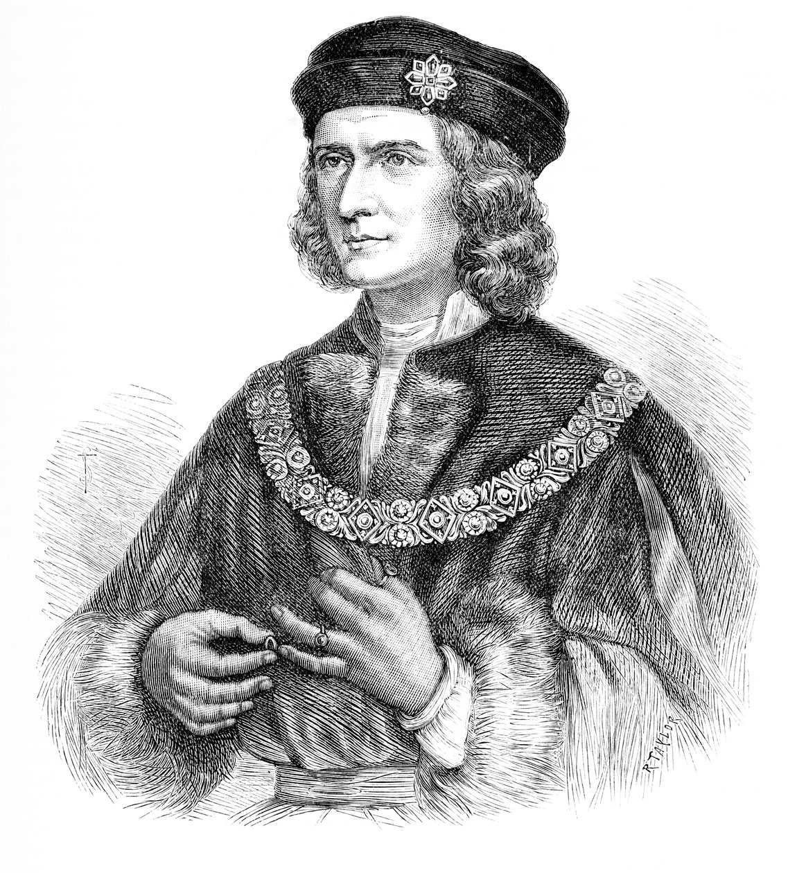 Ricardo III rei de Inglaterra (gravura) de Unbekannter Künstler