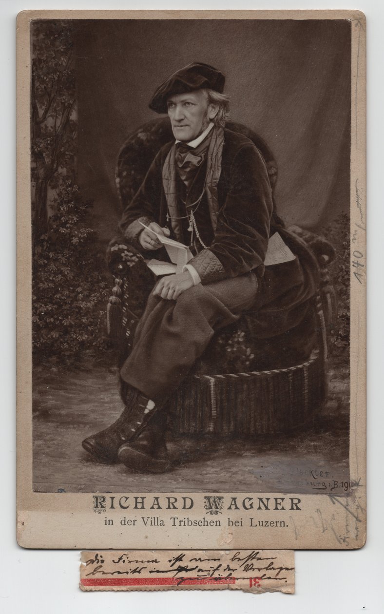 Richard Wagner (1813-1883) (1868, fotografia) de Unbekannter Künstler
