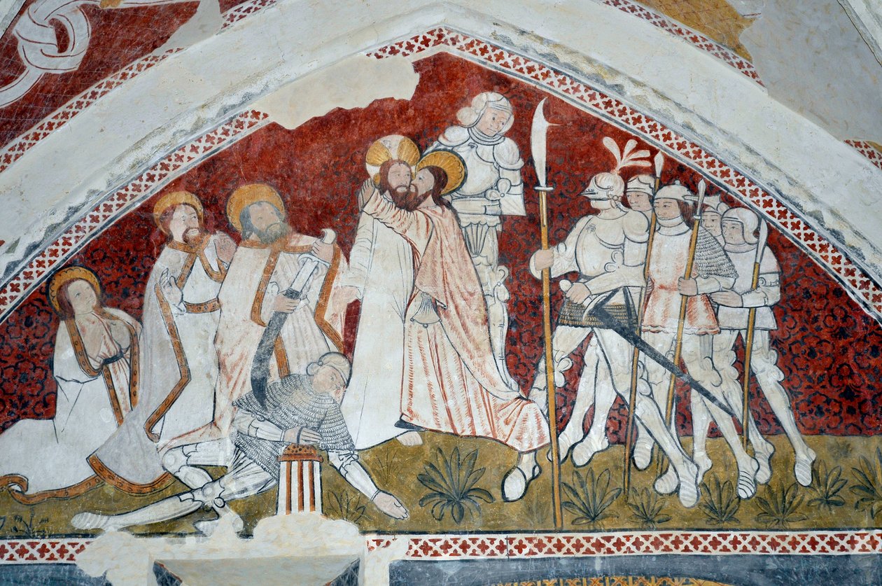 Arte românica: Episódio da Vida de Cristo (fresco) de Unbekannter Künstler