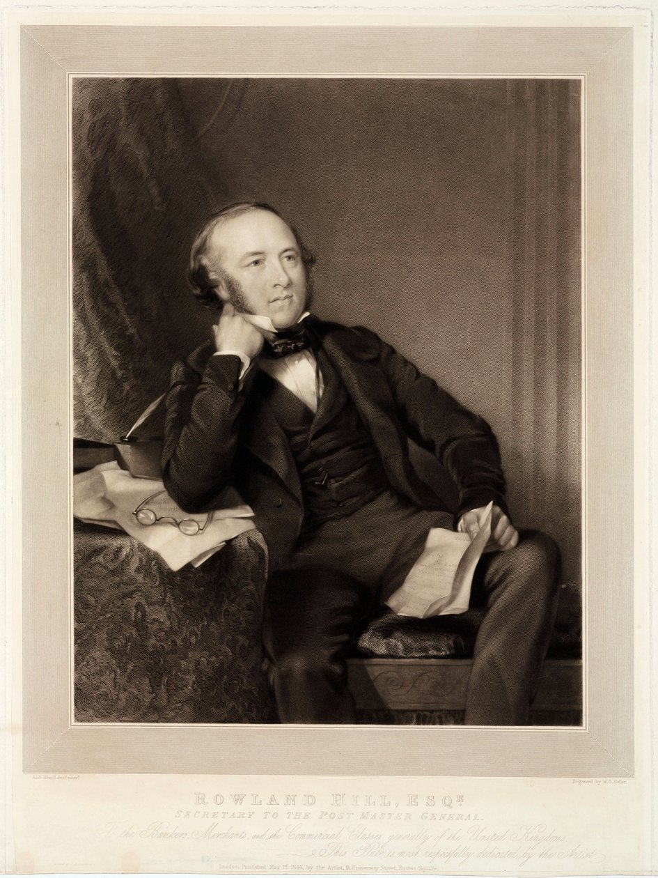 Rowland Hill, criador do posto de centavo de Unbekannt