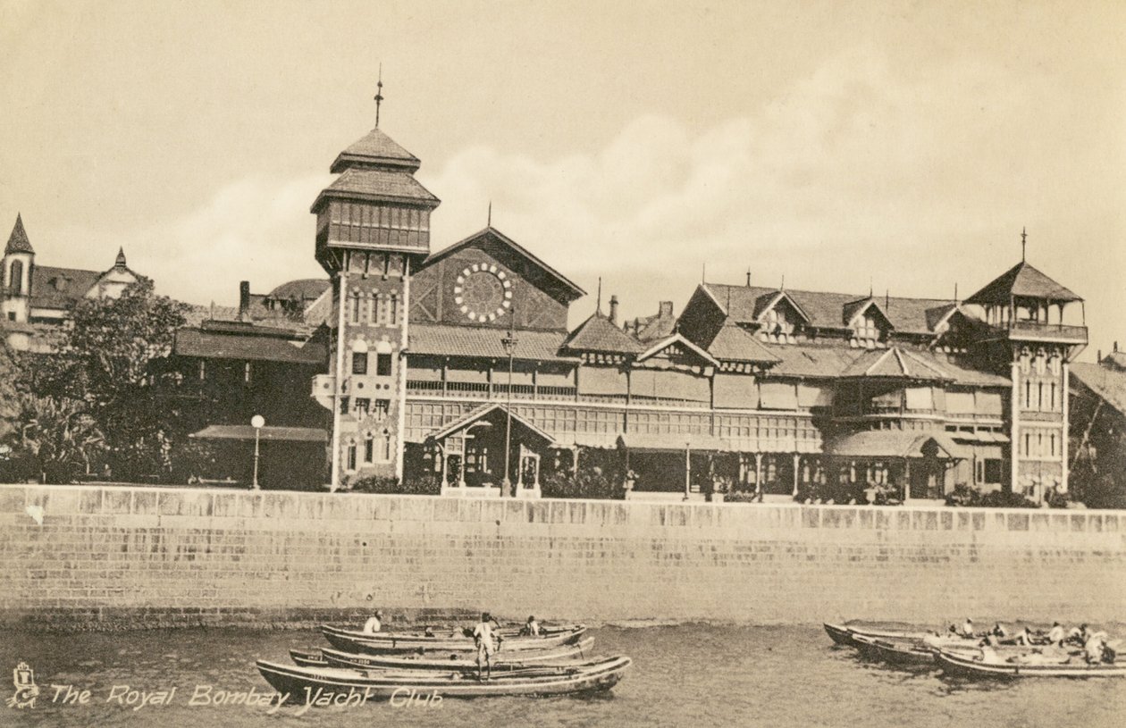 Royal Bombay Yacht Club RBYC, Bombaim, c1900s (foto) de Unbekannter Künstler