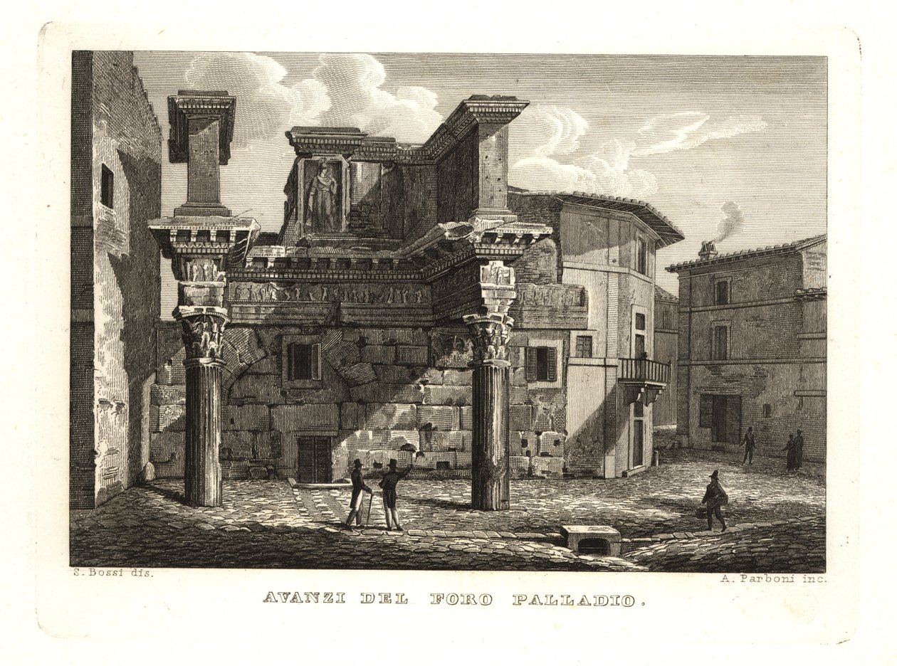 Ruínas do Forum Palladium, Avanzi del Foro Palladio, Roma de Unbekannt