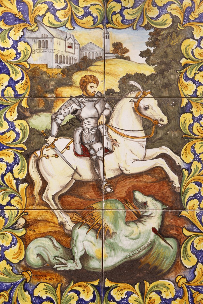 Saint-George a matar o dragão, , Malte de Unbekannt