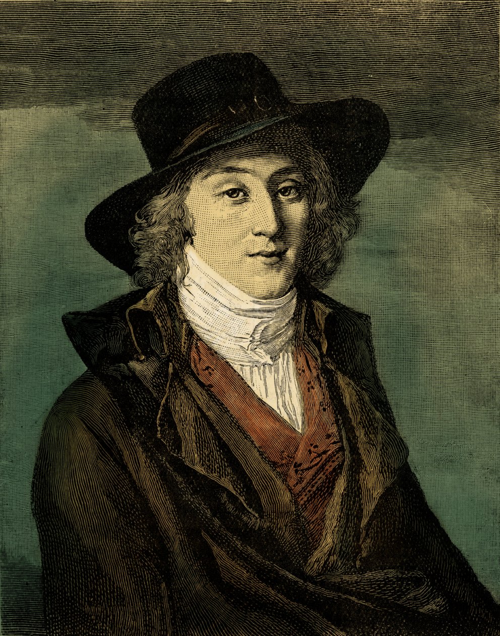 Saint-Just - retrato de Unbekannter Künstler