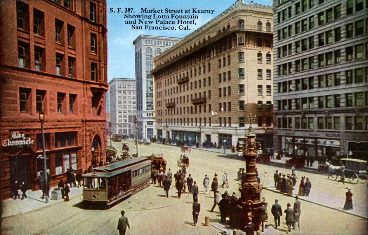 São Francisco: Market Street de Unbekannter Künstler