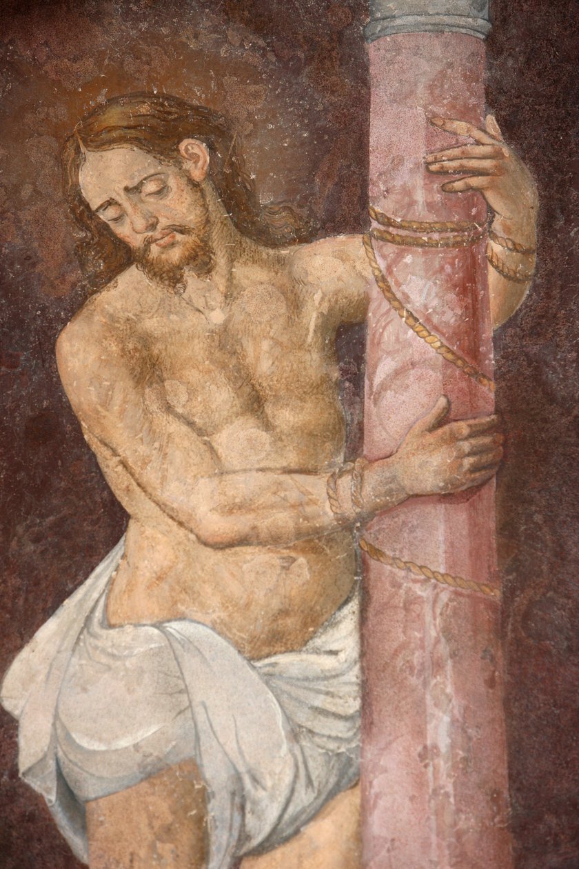 A igreja de San Jerónimo. Cristo Amarrado Madrid Espanha de Unbekannt