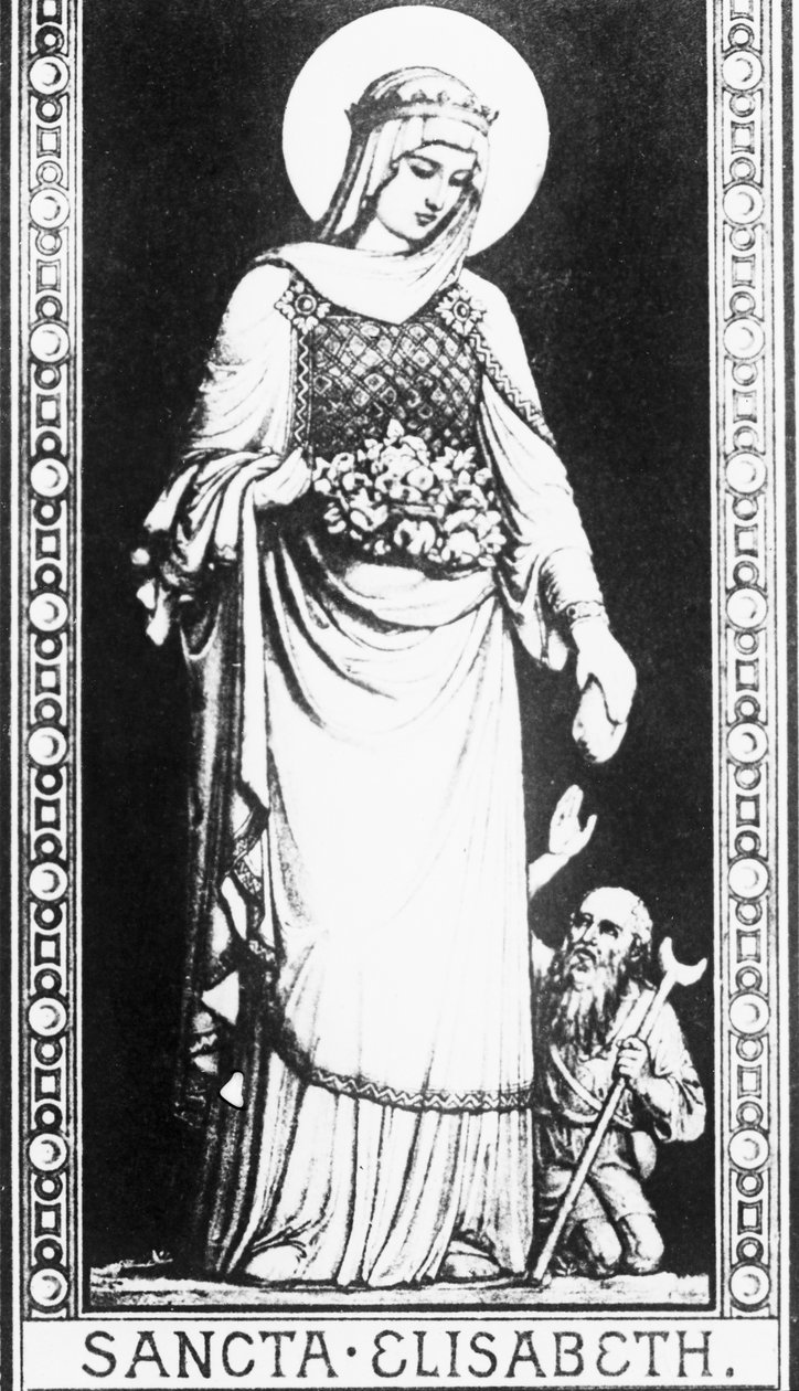 Cena da vida de Santa Isabel da Hungria de Unbekannter Künstler
