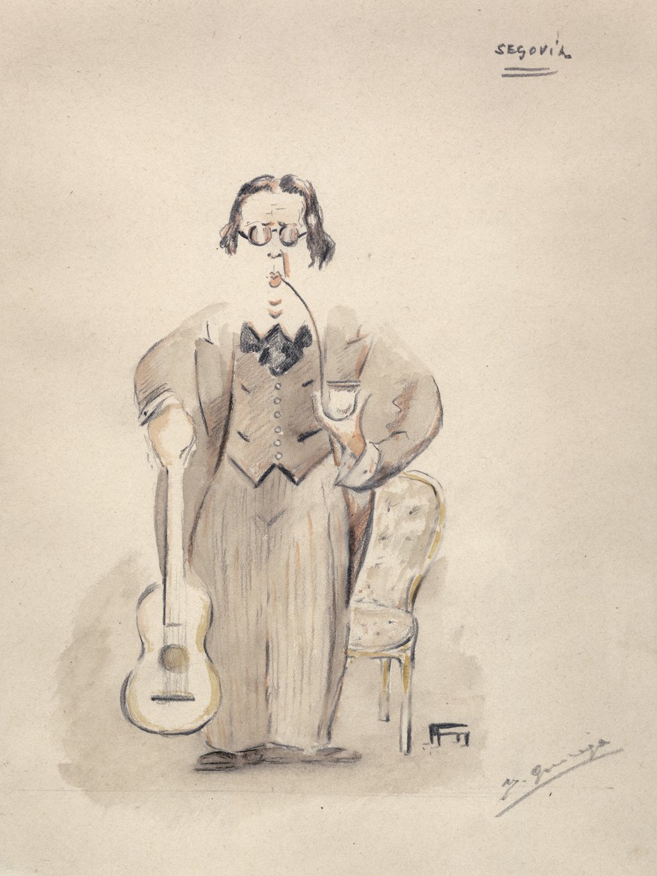 Segóvia, Espanha, c.1925 (esboço) de Unbekannter Künstler
