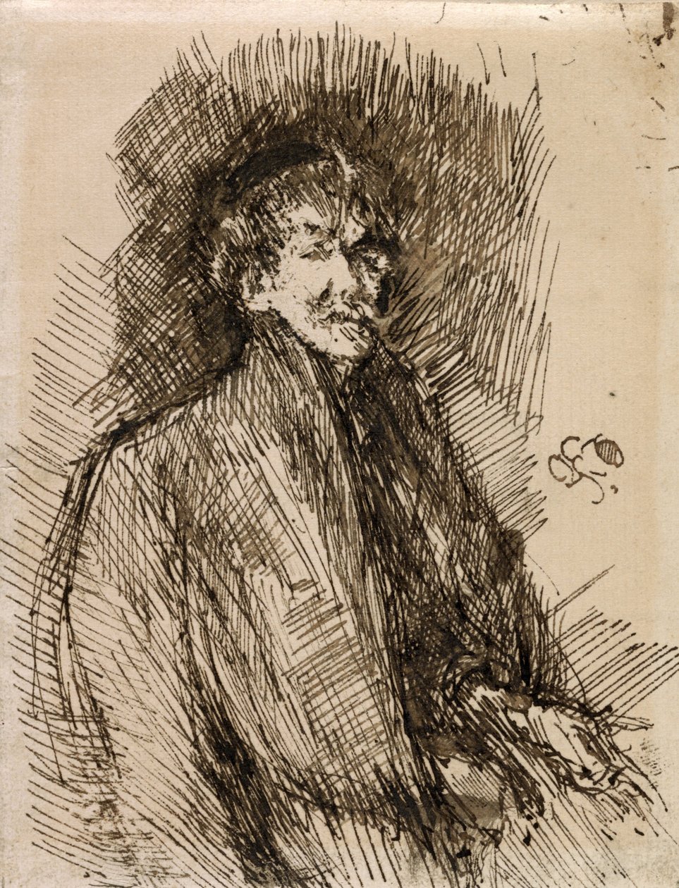 Autorretrato de Whistler de Unbekannter Künstler