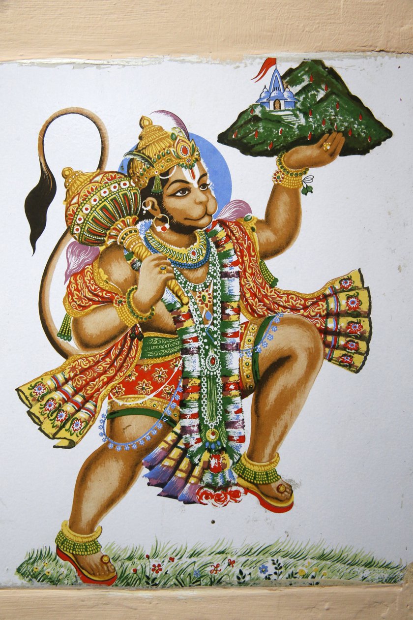 Templo Shree Hindu, Leicester. Hanumano. Reino Unido. de Unbekannt