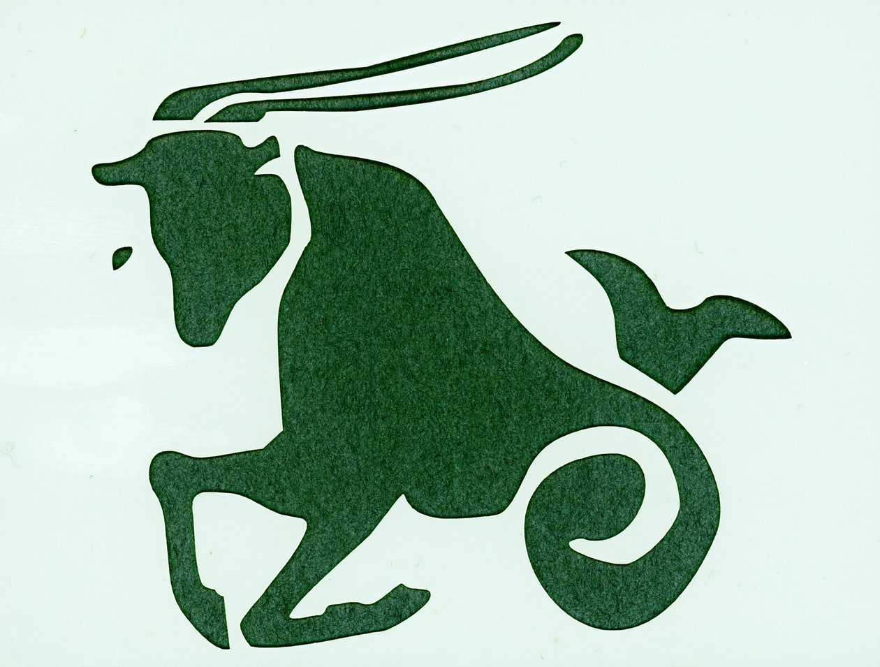 Signo do zodíaco: o capricórnio (signo astrológico: capricórnio) Colecção privada de Unbekannter Künstler