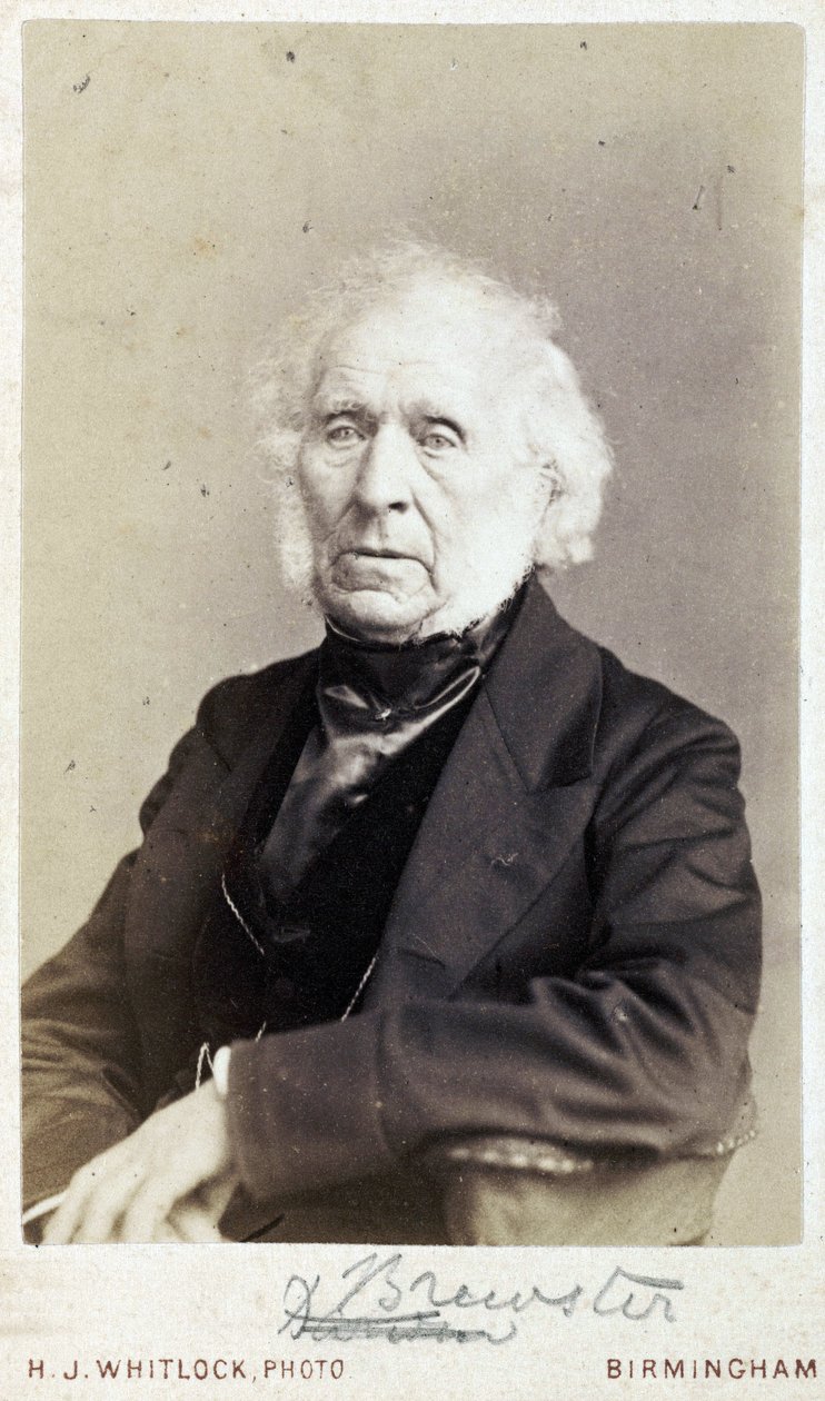 Sir David Brewster, físico escocês, c 1860 de Unbekannt