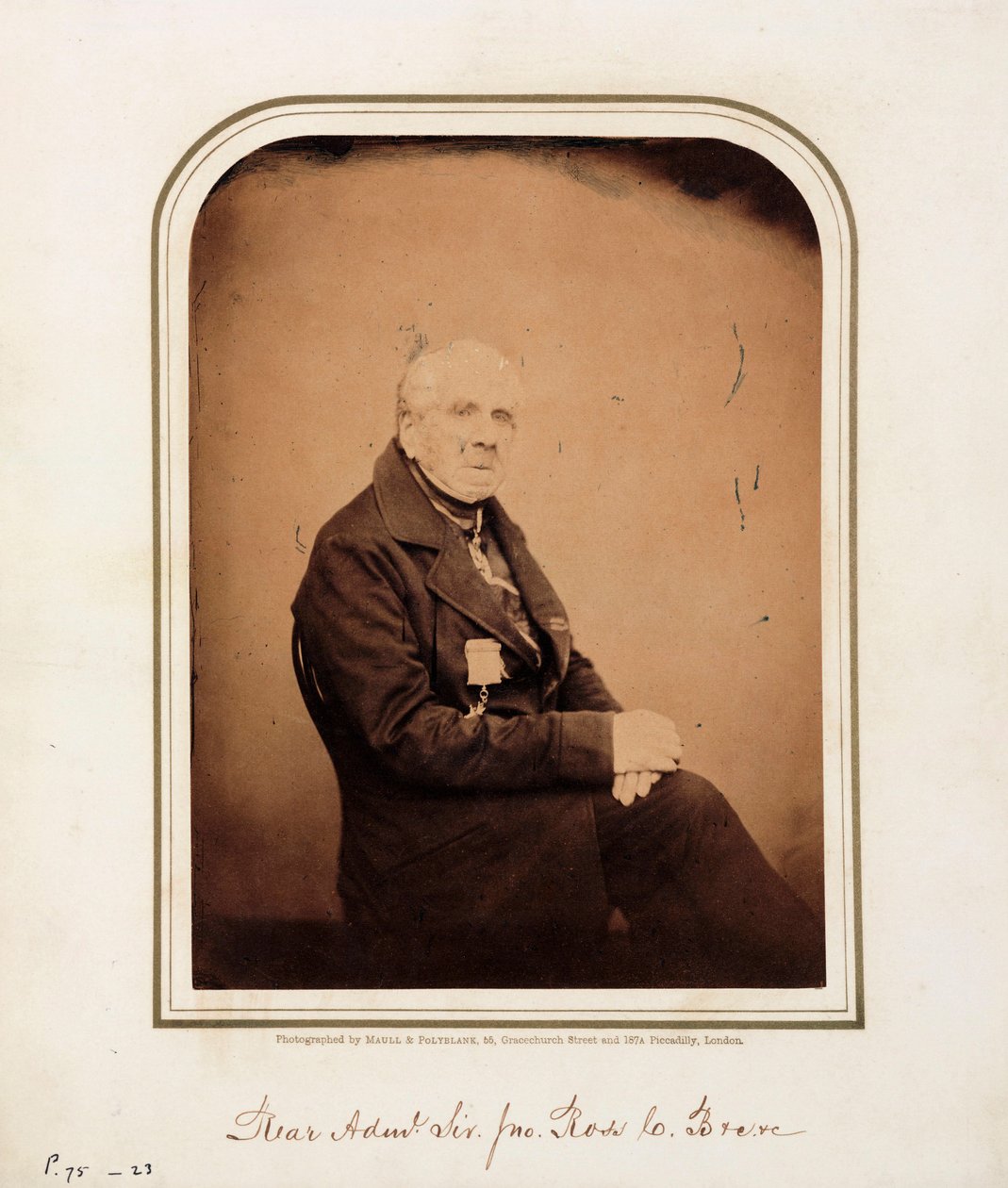 Sir John Ross, oficial naval escocês e explorador. de Unbekannt