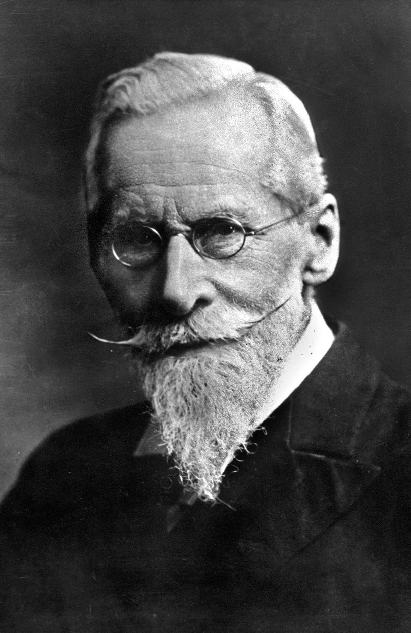 Sir William Crookes (1832-1919) cientista inglês de Unbekannter Künstler