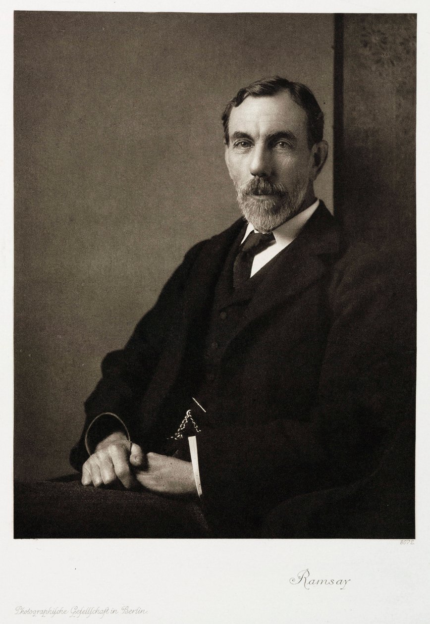 Sir William Ramsay, químico escocês, c 1910 de Unbekannt