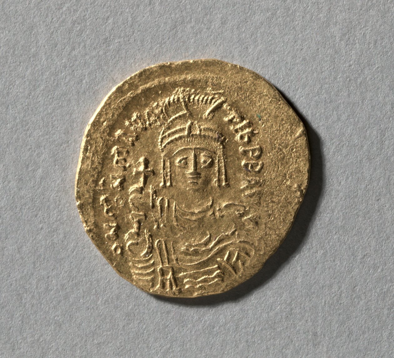 Sólido de Maurício Tibério, 583-602 de Unbekannt