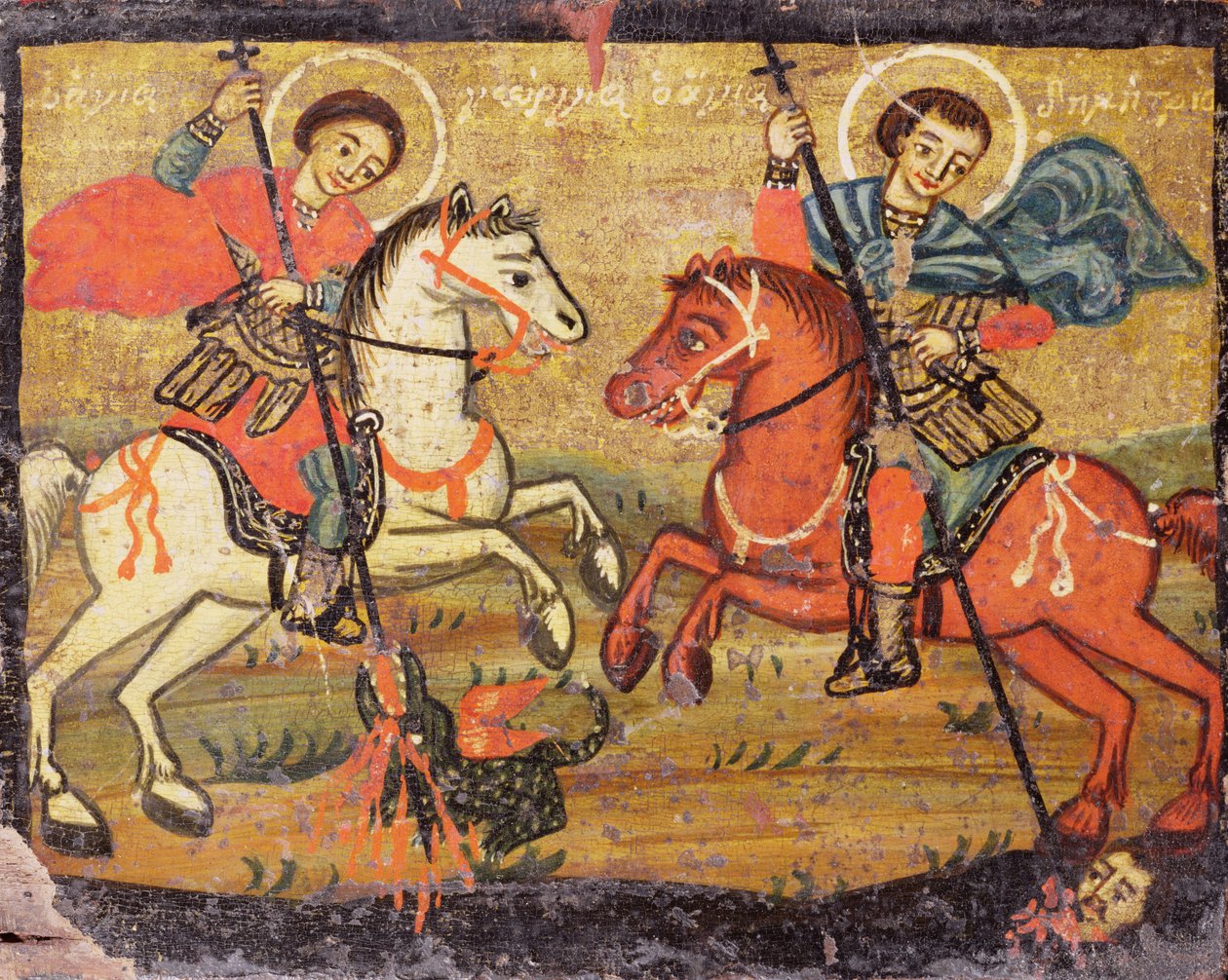 St.George e St.Demetrios, grego (provincial) de Unbekannter Künstler