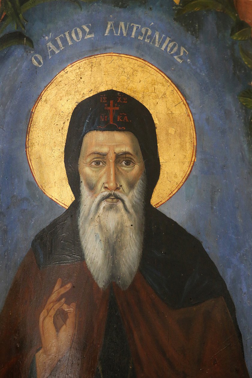 Ícone de Santo Antônio, 20150507, Nicósia, Chipre de Unbekannt
