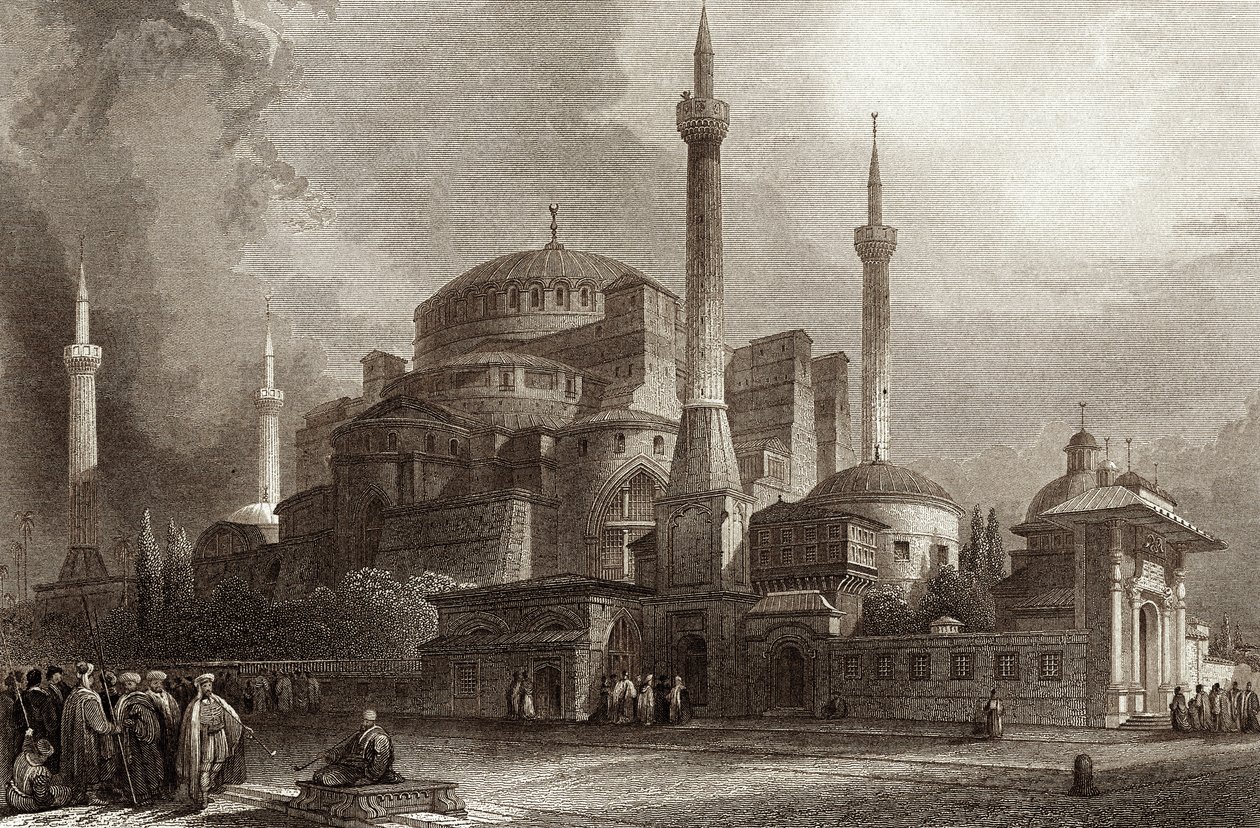 Santa Sofia / Hagia Sophia Constantinopla de Unbekannter Künstler