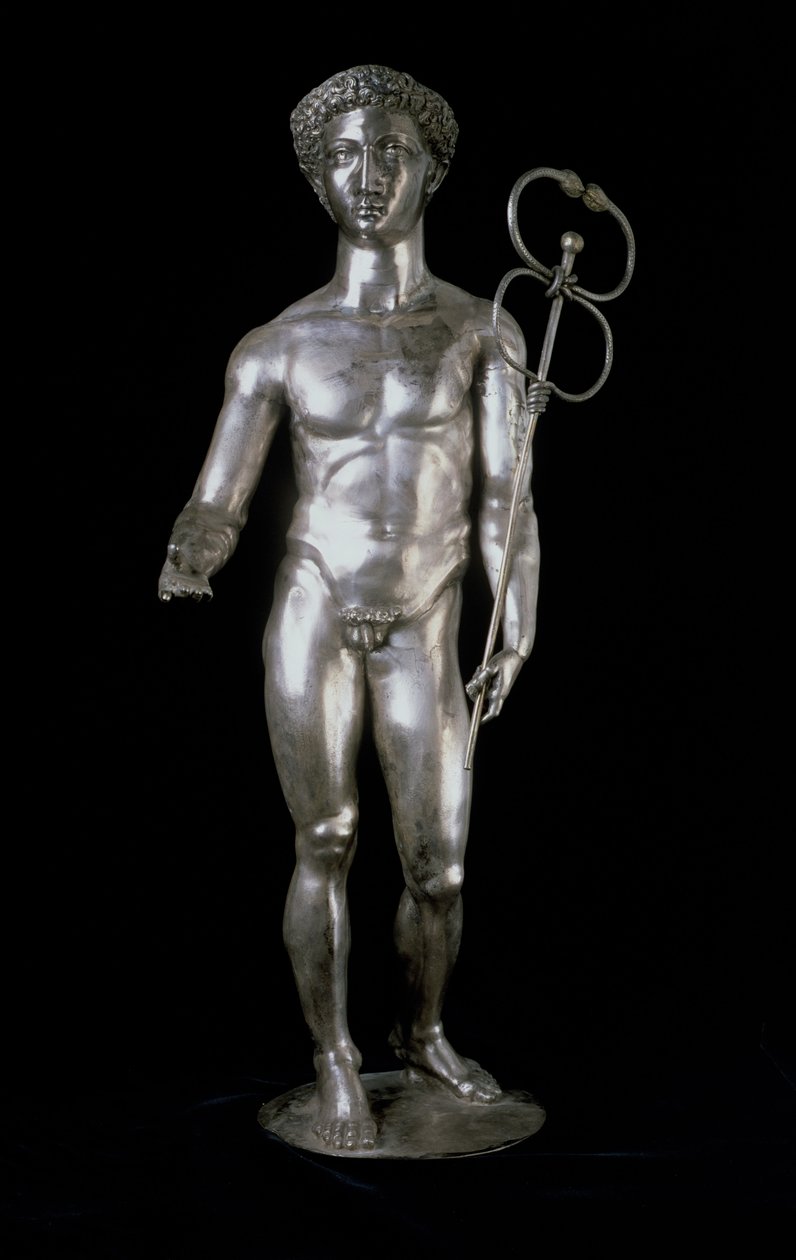 Estatueta de Mercúrio, séc. II-3º a.C. (prata) de Unbekannt