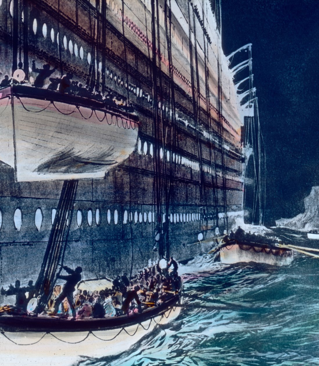 Navio a vapor em grande viagem de Unbekannter Künstler