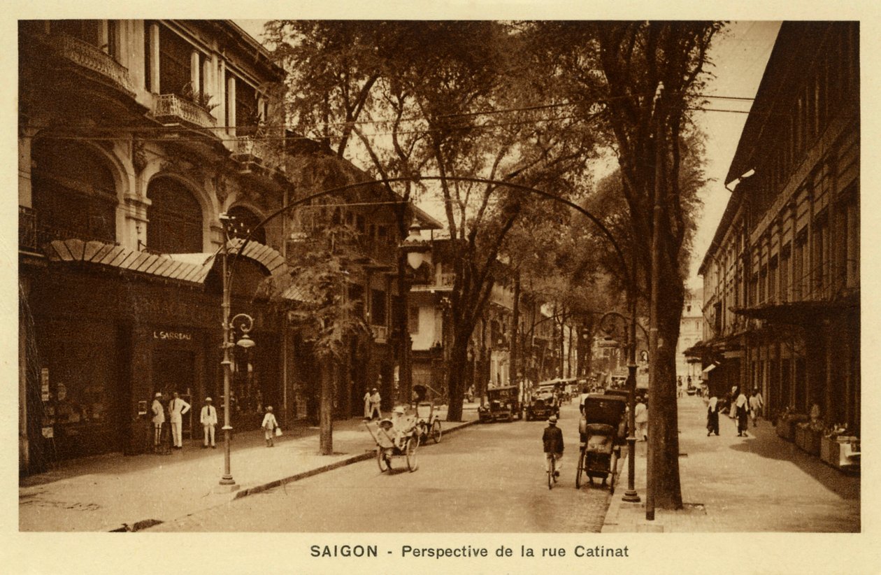 Vista de rua de Saigão de Unbekannter Künstler