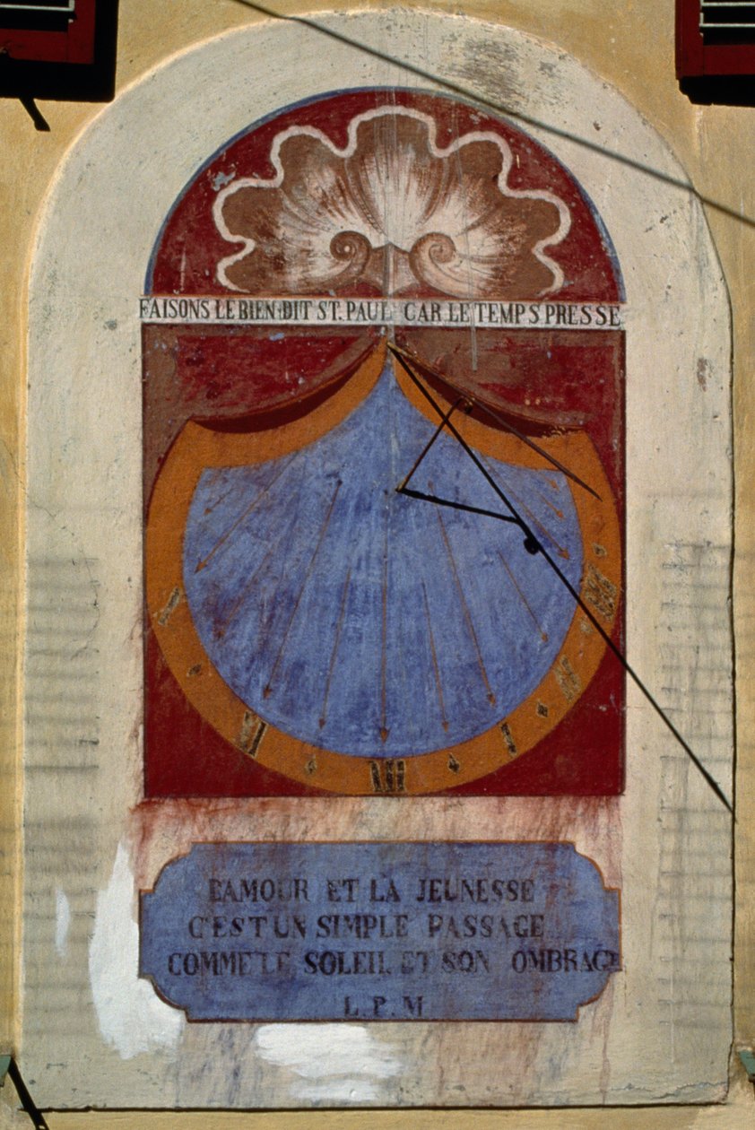 Sundial, Courmayeur, Vale de Aosta, Itália de Benjamin Baud