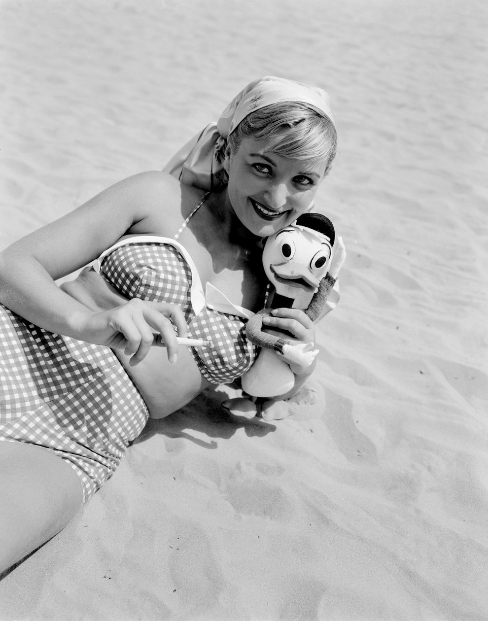 A ATRIZ ELENA GIUSTI NA PRAIA DE VENEZA LIDO - 1951 de Unbekannt