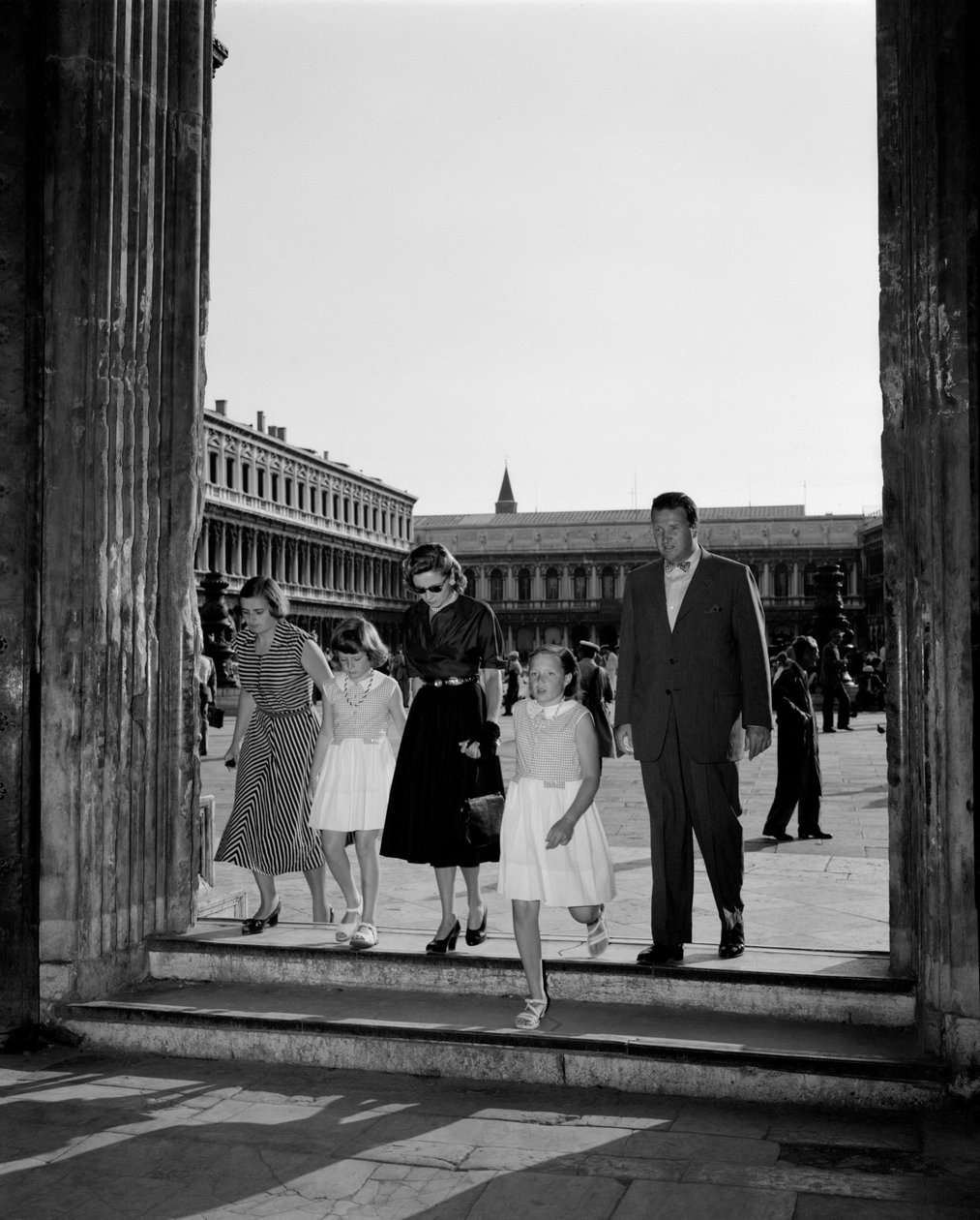 O COMANDANTE HENRY FORD II COM A SUA FAMÍLIA EM SAINT MARK