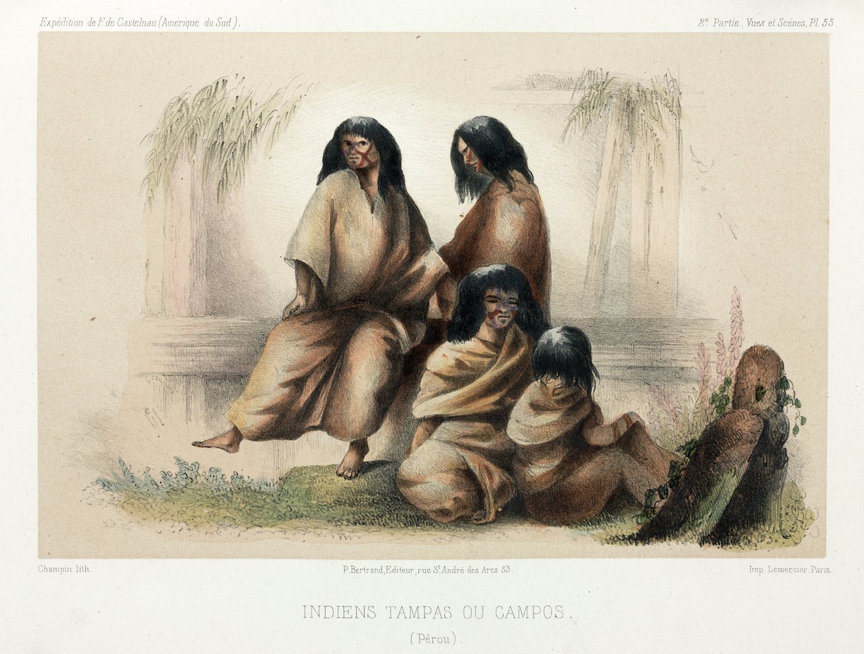 Índios Tampas ou Campos, Peru de Unbekannt