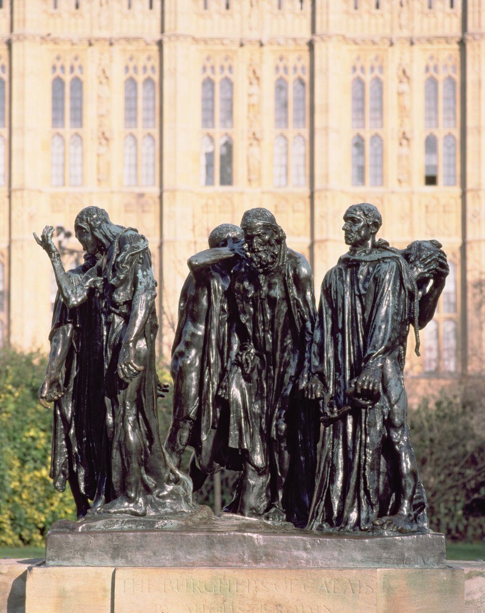 The Burghers of Calais, de Auguste Rodein (1840-1917) concluído em 1888 (foto) de Unbekannt