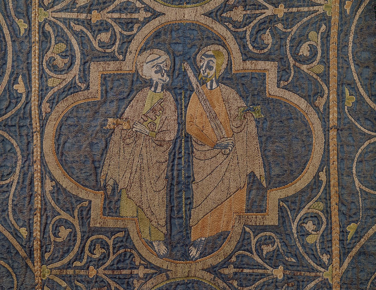 A Casula Clara, detalhe de São Pedro e São Paulo, britânico de Unbekannt