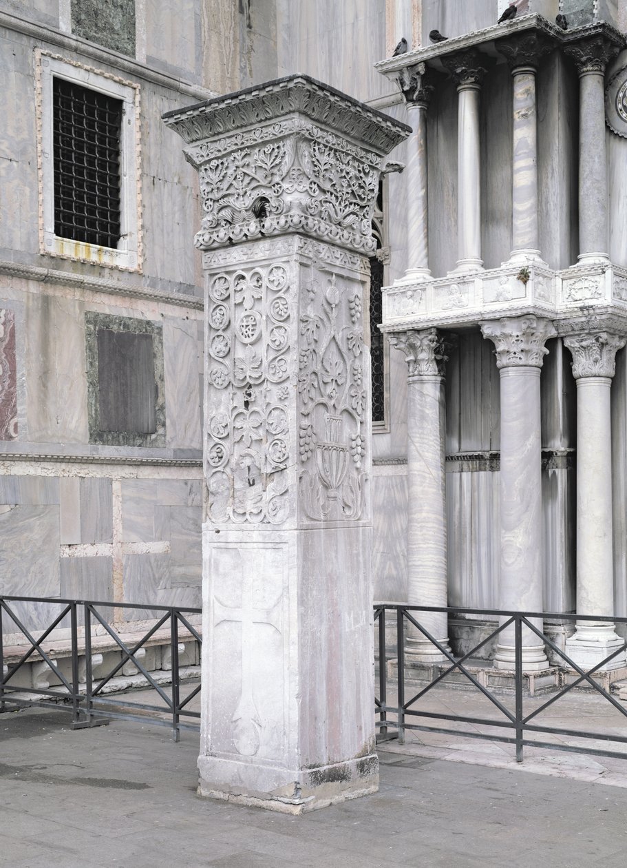 A Coluna de Acri, no San Marco Piazzetta, Veneza (foto) de Unbekannt