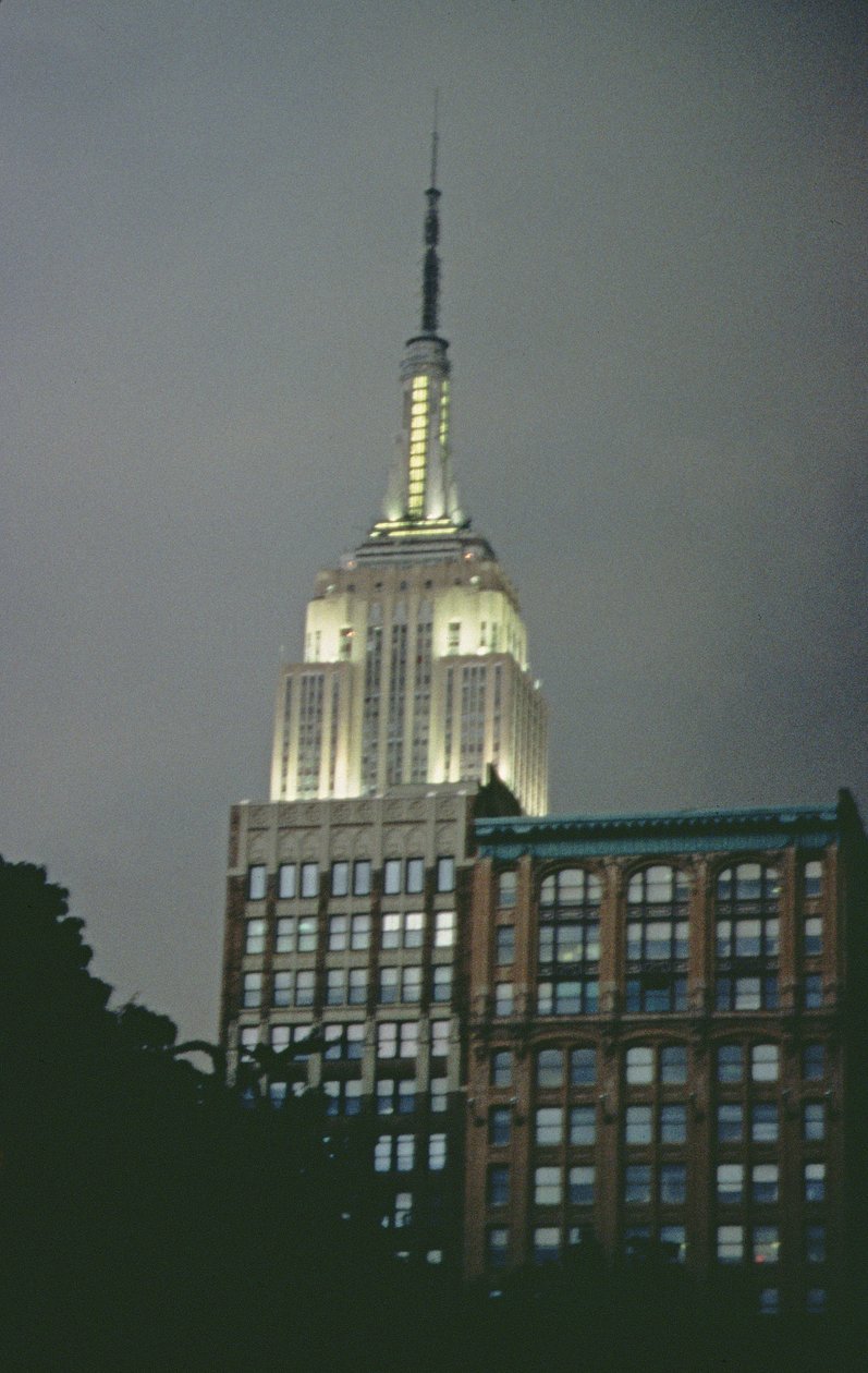 O Empire State Building by Night (foto) de Unbekannt
