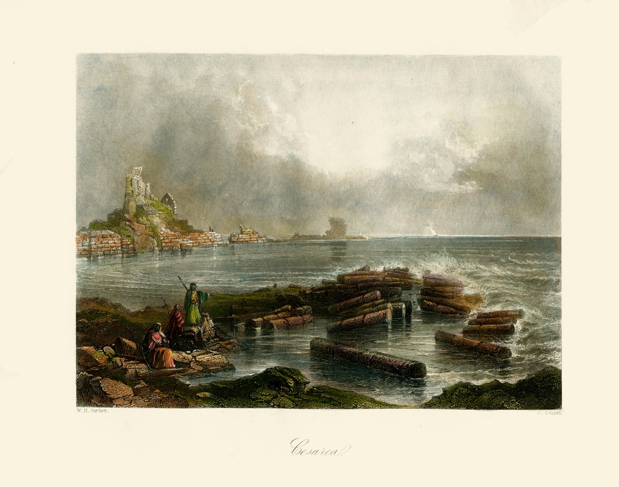 Terra Santa - Cesarea (Cesareia) - Bíblia de Unbekannter Künstler